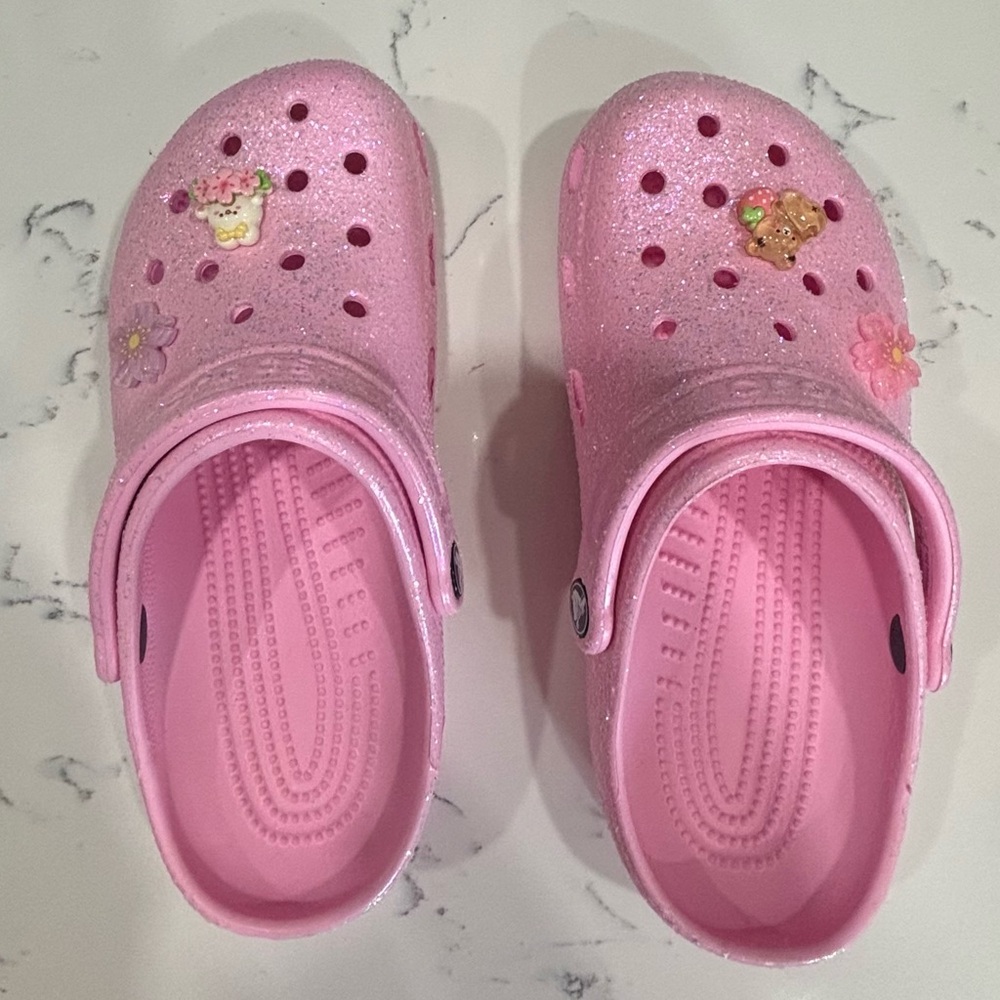 Pink Crocs